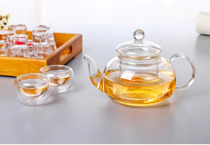 Aurora Glass Kettle with Infuser