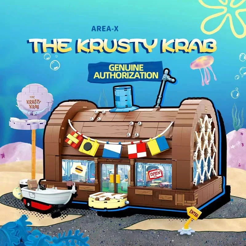 SpongeBuilder™ Krusty Krab Restaurant Block Set